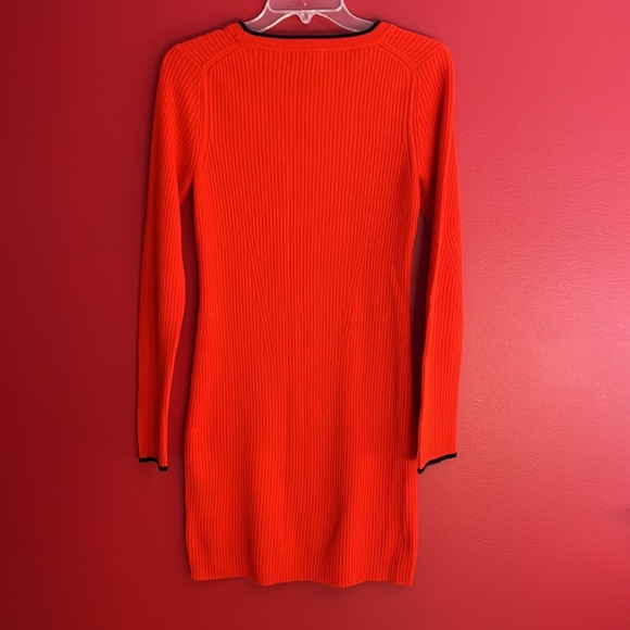 Rag & Bone Red Cashmere Sweater Dress - Picture 4 of 7